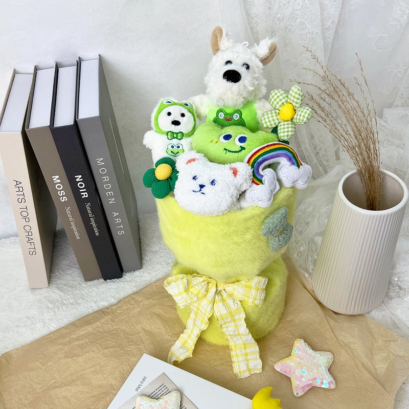 Back-To-School Plush Bouquet Gift For Girlfriend, Creative Stuffed Animal Bouquet, New Year'S And Valentine'S Day Gift - Image 1